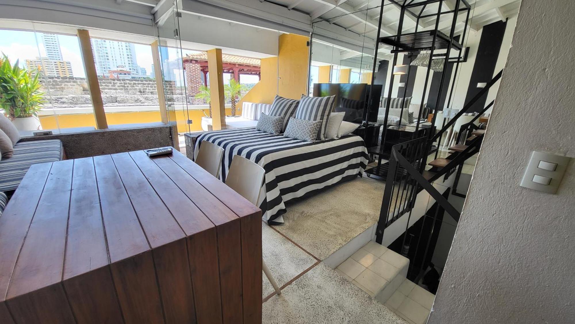 Apartamento Duplex Vista Al Mar Y Murallas Nuevo En La Ciudad Amurallada Apartment Cartagena Exterior photo